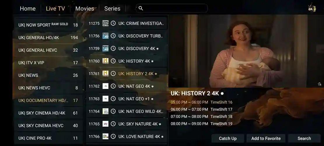 Preview 6 - Backfor Premium IPTV Subscription